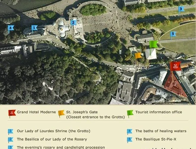 Hotel Grand Moderne Lourdes